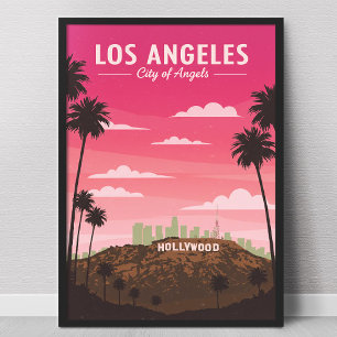 Affiche Los Angeles vintage