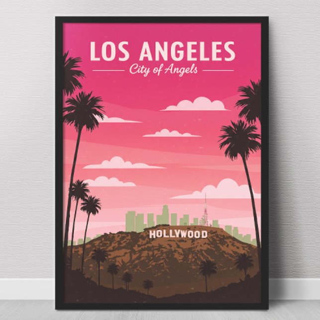 Affiche Los Angeles vintage (Créateur téléchargé)