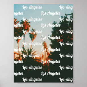 Affiche Los Angeles, West Hollywood Voyage Souvenir