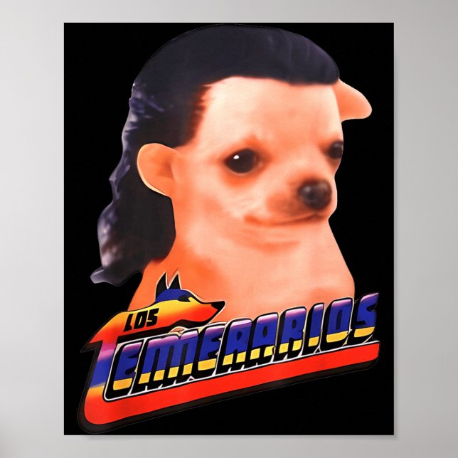 Affiche Los Temerarios Funny Dog Chihuahua  (Devant)