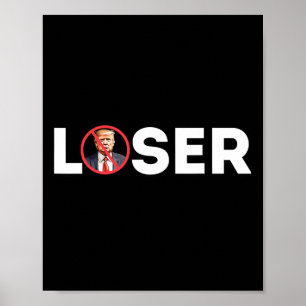 Affiche Loser Funny Anti-Trump 2024 Loser Pas encore Kamal