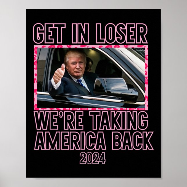 Affiche Loser nous reprenons l'Amérique Funny 2024 (Devant)