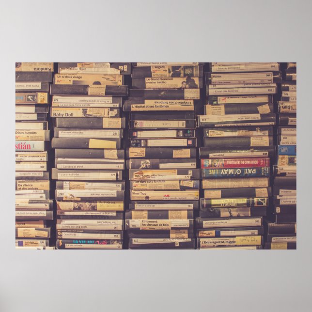 AFFICHE LOT DE BANDE VHS (Devant)