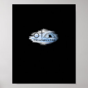 Affiche Lot Peut Arriver En 3 Jours Résurrection Jésus Cro