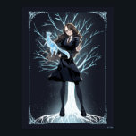 Affiche L'Otter Patronus d'Anime Hermione Granger<br><div class="desc">Cette impressionnante illustration de style anime présente Hermione Granger, la brillante et courageuse sorcière de la série Harry Potter, qui incarne son charme Patronus. Vêtue de son uniforme de Hogwarts, Hermione se tient en confiance lorsqu'elle convoque son Patronus, une loutre éthérée, au milieu d'un tourbillon spectaculaire de branches de glace...</div>