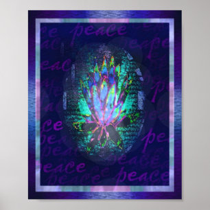 Affiche Lotus de la paix