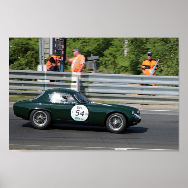 Affiche Lotus Elite S2 Le Mans Classic (Devant)