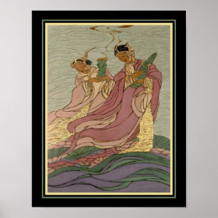 Affiche "Lotus Goddesses" vers 1931 par Bertha Lum