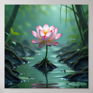 Affiche Lotus in Mud