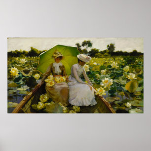 Affiche Lotus Lilies par Charles Courtney Curran