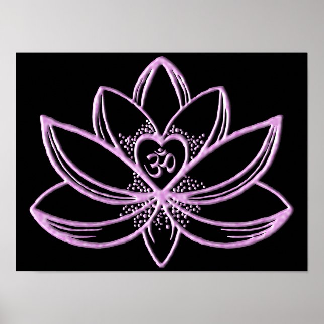 Affiche Lotus rose  (Devant)