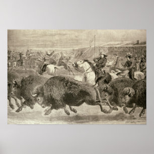 Affiche "L'ouest sauvage" au grand Américain