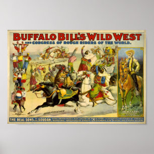 Affiche L'Ouest sauvage de Buffalo Bill
