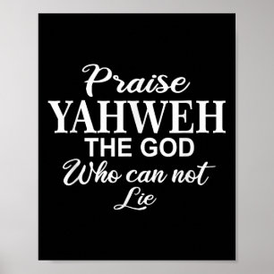 Affiche Louez l'Éternel Le Dieu_ Motivation Chrétienne Ins