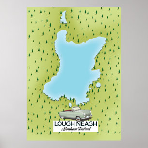 Affiche Lough Neagh Irlande du Nord