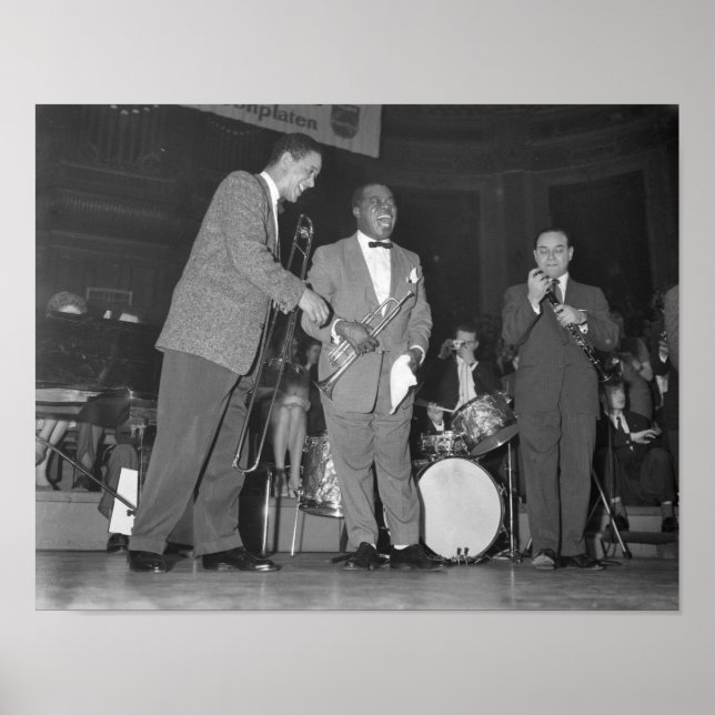 Affiche Louis Armstrong - Jazz Legend (1959) (Devant)