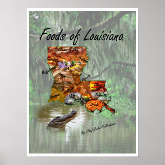 Affiche Louisiana Foods