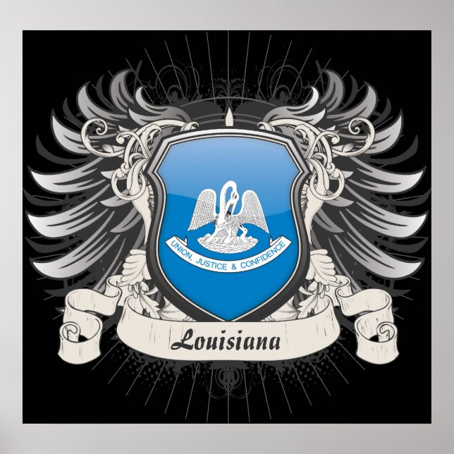 Affiche Louisiane Crest (Devant)