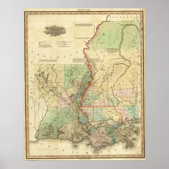 Affiche Louisiane et Mississippi (Devant)
