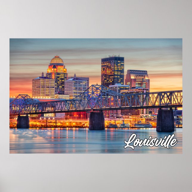 Affiche Louisville, Kentucky, USA (Devant)