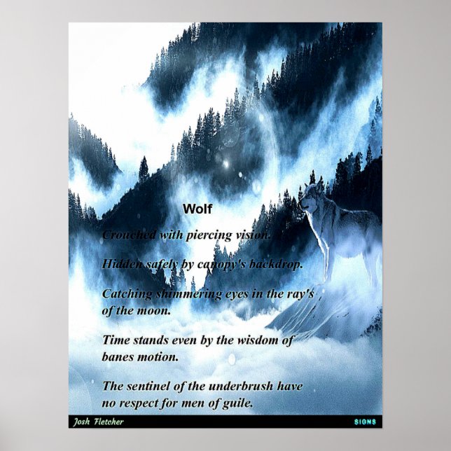 Affiche Loup (Devant)