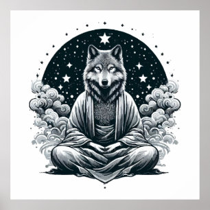 Affiche Loup conscient