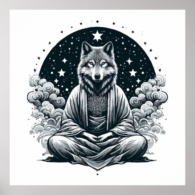 Affiche Loup conscient (Devant)