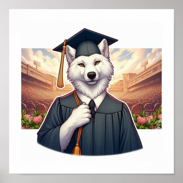 Affiche Loup diplômé (Devant)
