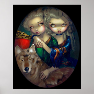 Affiche Loup-Garou : Les Jumeaux ART IMPRIMER le vampire l