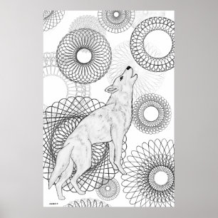 Affiche Loup Intelligent