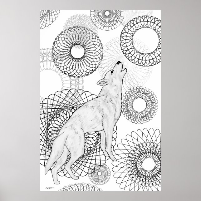 Affiche Loup Intelligent (Devant)