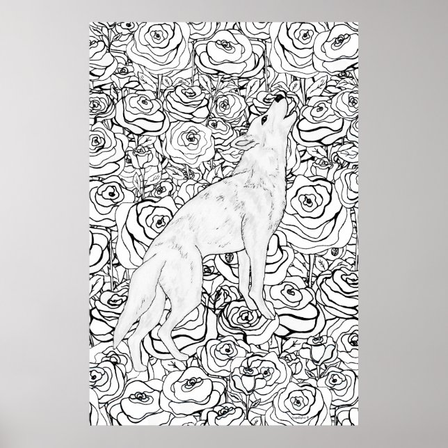 Affiche Loup Intelligent (Devant)