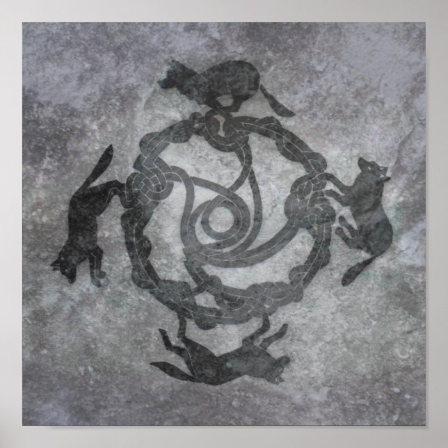 Affiche Loups celtes (Devant)