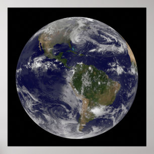 Affiche L'Ouragan Sandy Le Long De La Côte Est Des États-U