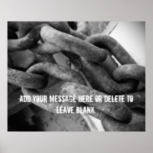 Affiche lourde d'équipement