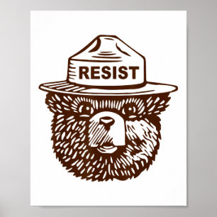 Affiche L'ours résiste à la destruction