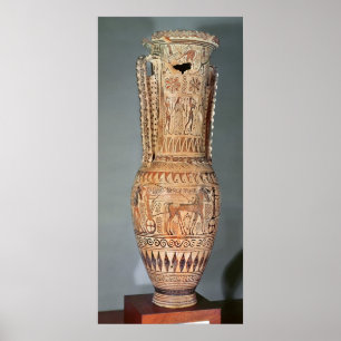 Affiche Loutrophoros dépeignant un sphinx