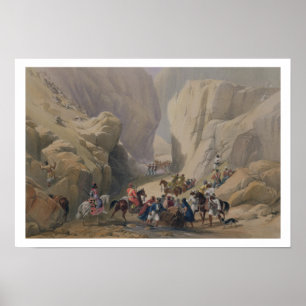 Affiche L'ouverture dans le col étroit au-dessus du Siri B