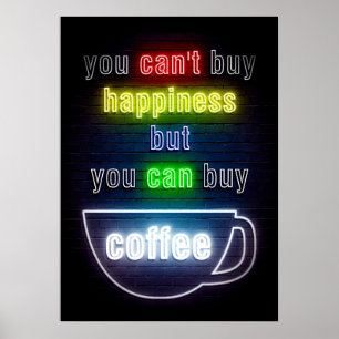 Affiche Louveur De Café Vous Pouvez Acheter Café