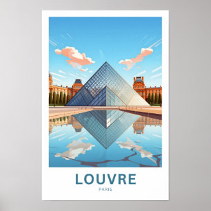 Affiche Louvre Paris