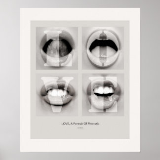 Affiche LOVE / A Portrait of Phonetic Emotion