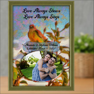 Affiche Love Always Montre Poolside Singer 2338 Art Print