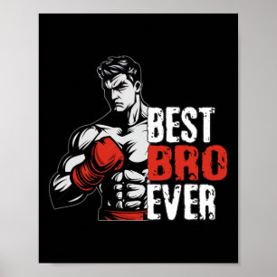 Affiche Love Boxing Bro Shirt Boxing Amateurs Pour Boxer B