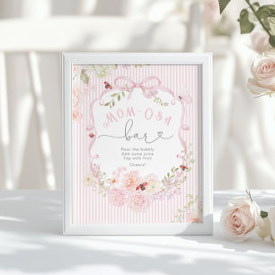 Affiche Love Bug Momosa Bar Bubbly Bar Baby Shower