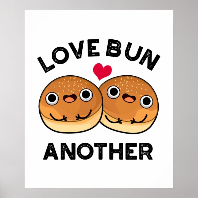 Affiche Love Bun autre jeu de nourriture amusant (Devant)