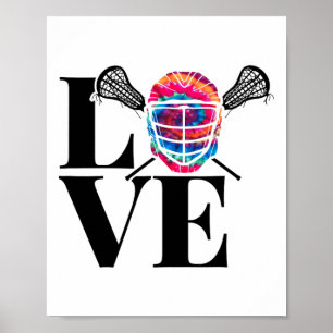 Affiche Love Chemise Lacrosse Pour Lacrosse Lecteur Lax