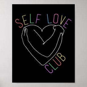 Affiche Love Club Mental Health Awareness Line Art For Sup