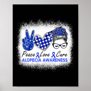Affiche Love Cure Femmes Alopecia Sensibilisation