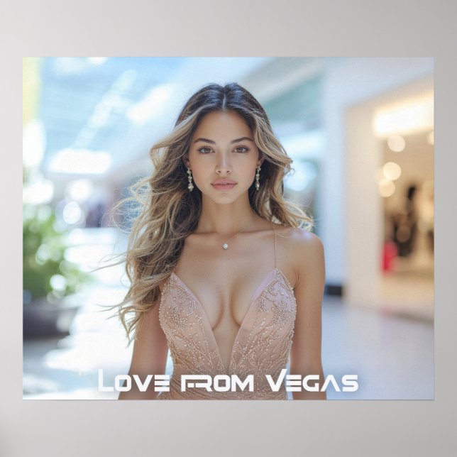 AFFICHE LOVE FROM VEGAS (Devant)