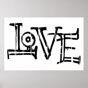 Affiche Love graffiti